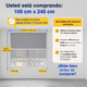 thumbnail image 2 of Cortina Roller Blackout 2 Paño 100x240 Doble Con Visillo Sin Cenefa, 2 of 8