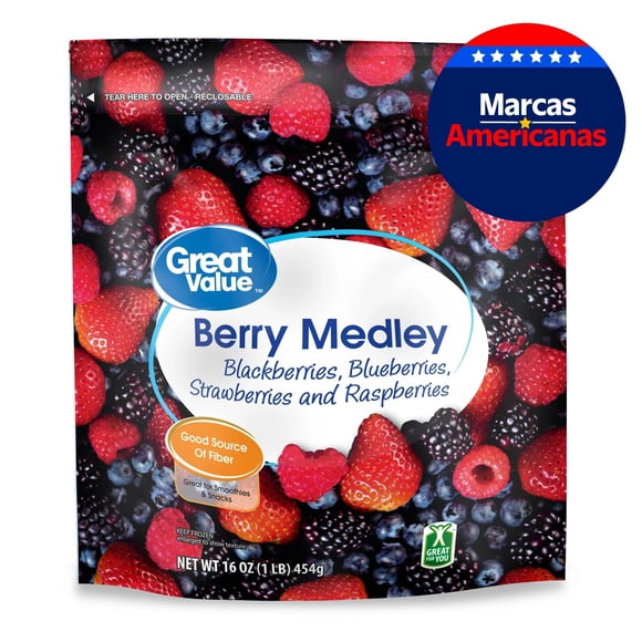 Mix de Berries Congelados, 454 g