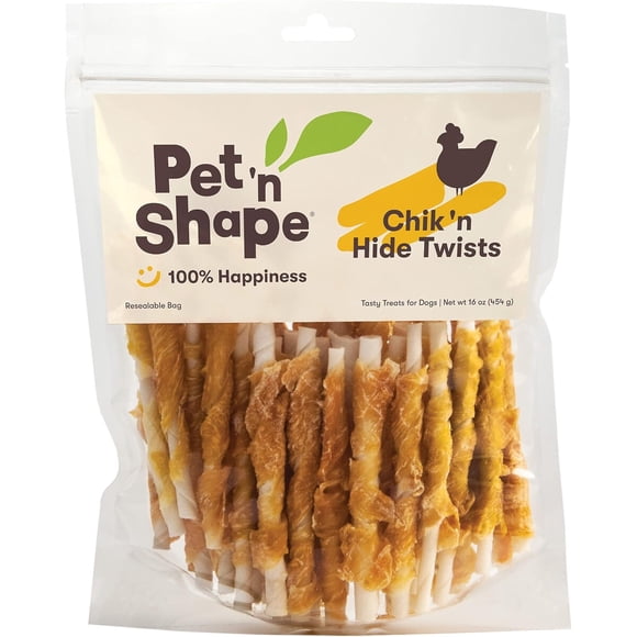 Snack para Perros Pet n Shape Chik n Hide Twists 454g