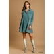 thumbnail image 3 of Vestido Escalonado de Gasa de Algodón con Lavado Mineral, 3 of 5