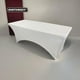 thumbnail image 3 of Mantel Forro Cobertor Elástico Para Mesa 152cm Blanco Tamaño Único, 3 of 5