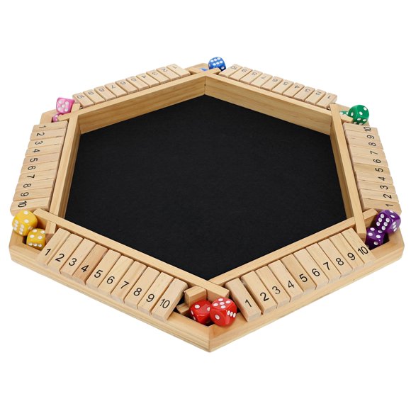 Juego de mesa Pacific Shore Games Shut The Box 35 cm para 6 jugadores