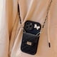thumbnail image 1 of Premium Soft Sense Phone Case with Lanyard for iPhone 14 Pro Max, 11, X/XR/XSMAX, 8Plus, 7Plus, and 6S - Cross-body Carrying Option!, 1 of 3