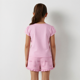 thumbnail image 2 of Pijama Manga Corta Niña Barbie Logo Rosado, 2 of 5