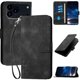thumbnail image 1 of Funda Flip Premium Fibra de Carbono para iPhone 17 Pro con Soporte y Cierre Negro, 1 of 6