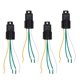 thumbnail image 1 of 4xCar Automotriz Camión 4 Pin 12V 40 Amp SPDT NC Enchufe De Relé Y Arnés, 1 of 6