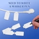 thumbnail image 4 of 30 etiquetas de cable en blanco, reutilizables, autoadhesivas, para escribir, para identificar cables, para organizar cables de ordenador, cargadores y eléctricos., 4 of 8