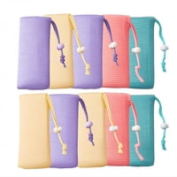 Bolsa De Jabón Doromy De Malla Exfoliante Para Guardar Jabón, 10 Unidades