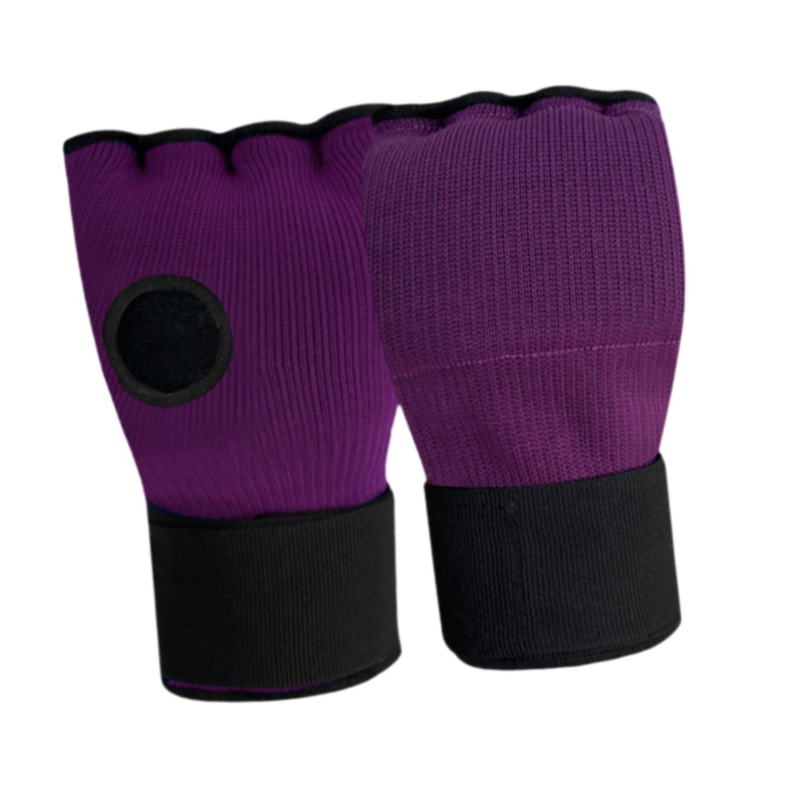 Ioensy - Vendas De Boxeo Para Manos, Guantes Interiores, Protección Debajo De Los Mitones, Para Sparring, Taekwondo, Color Morado