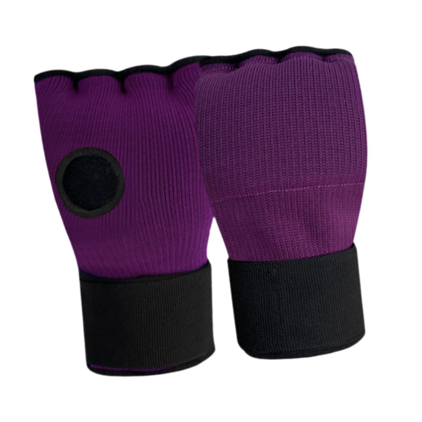 Ioensy - Vendas De Boxeo Para Manos, Guantes Interiores, Protección Debajo De Los Mitones, Para Sparring, Taekwondo, Color Morado