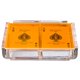 thumbnail image 1 of Soporte para Barajas Luxe Dominoes Acrílico Naranja Neón, 1 of 7