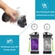 thumbnail image 5 of Botella de agua Attivolife con luz LED con forma de unicornio, ilusión 3D, 400 ml, 5 of 9