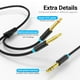 thumbnail image 2 of Cable Stereo P10 macho a doble P10 Mono DJ 2m - Vention, 2 of 3