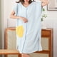 thumbnail image 1 of 1pc Super Absorbent Hooded Bathrobe for Women - Perfect for Shower, Spa, and Bath - Includes Hat and Big Bath Towel, 1 of 5