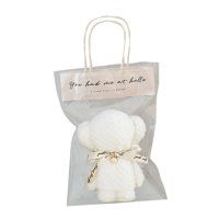 Bothyi - Animales Oso Toallas Toalla De Ducha Suave Toalla De Baño Para Fiesta En Casa Baño Blanco Bolsas Normales
