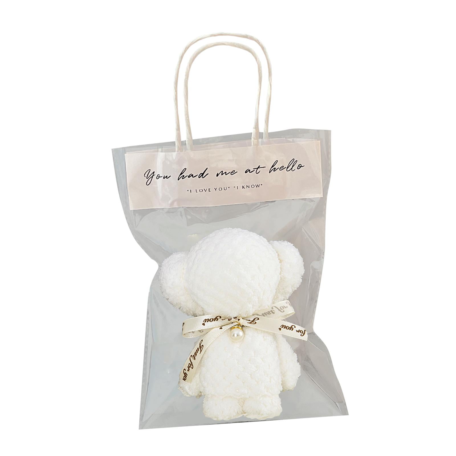 Bothyi - Animales Oso Toallas Toalla De Ducha Suave Toalla De Baño Para Fiesta En Casa Baño Blanco Bolsas Normales