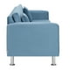 thumbnail image 3 of Sofa New Retro 3c Felpa 12 Azul Petroleo, 3 of 6