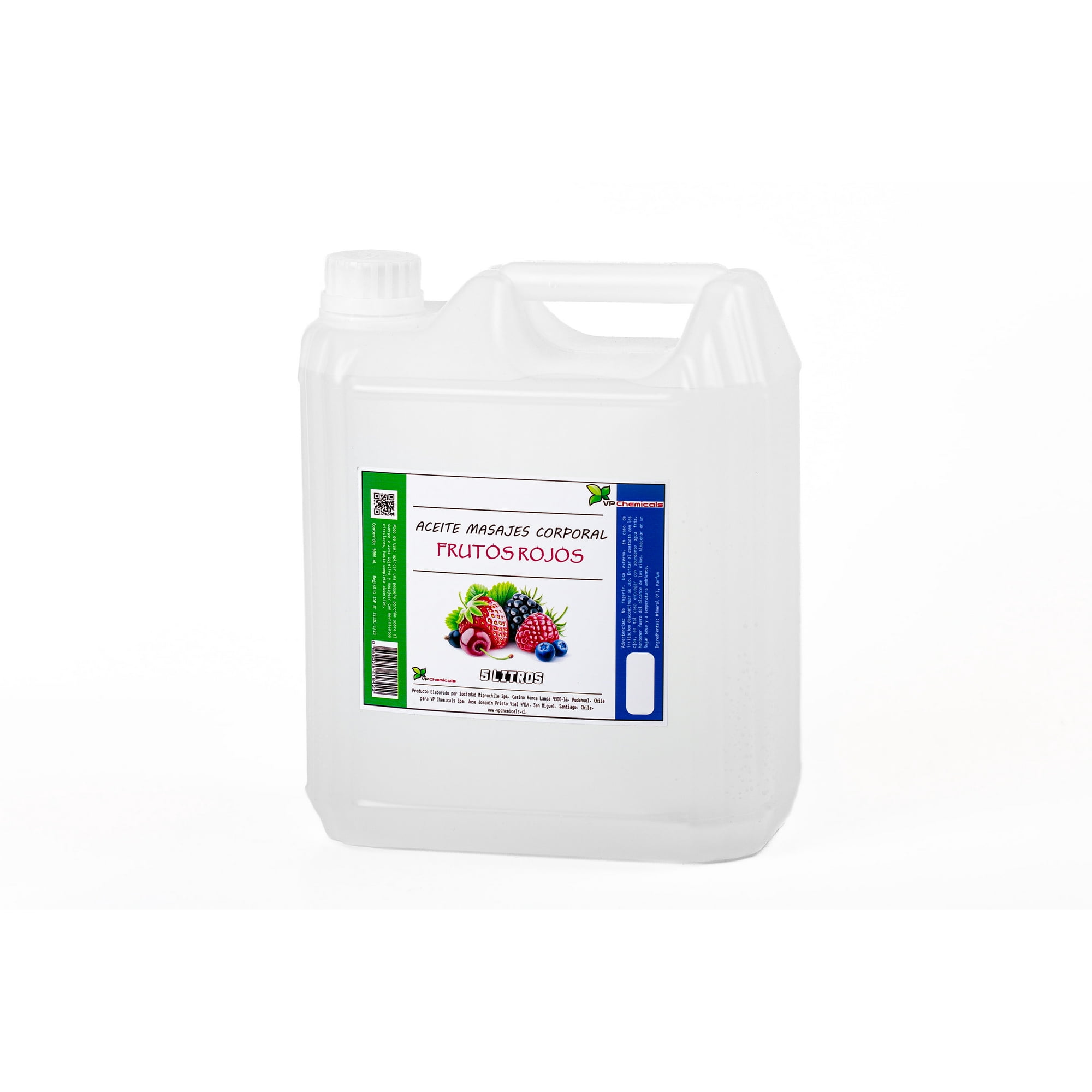 Vp Chemicals - Aceite De Masajes Frutos Rojos - Bidon 5 Litros