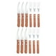 thumbnail image 1 of Set 12 Piezas Tenedores Cuchillos Parrilleros Mango Madera, 1 of 3