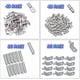 thumbnail image 3 of Kit de alfileres JIMROLA, 120 unidades, niquelados, 5 mm (1/4 pulgadas), 3 of 7