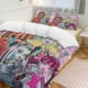 thumbnail image 1 of Monster HighCartoon Collection 3-Piece Comforter Set, Personalized Bedding Decor for Kids And Teens Bed Sheets, 1 of 5