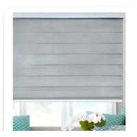 Cortina Roller Duo Zebra Día Noche 80X200Cm Beiti Color Gris