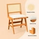 thumbnail image 5 of Pack de 2 Sillas Aura de Rattan con Asiento de Tela - Natural Beige, 5 of 7