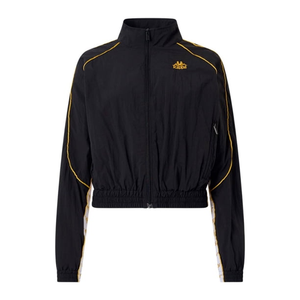 Chaqueta Kappa Women Banda Nolan Black Gold White