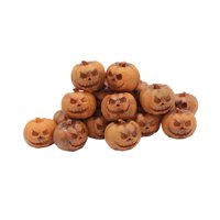 Magideal - 20 Piezas De Calabazas Para Decorar Mini Calabaza, Cabeza De Fantasma, Decoración De Otoño Para Exteriores E Interiores, Decoración Del Hogar, Adornos