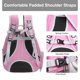thumbnail image 3 of Mochila Transportadora Transparente para Gatos Vivicreate Rosa, 3 of 7