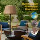 thumbnail image 3 of Lámpara de Piso Exterior Solar de Ratán Impermeable B&R Lighting, 3 of 7