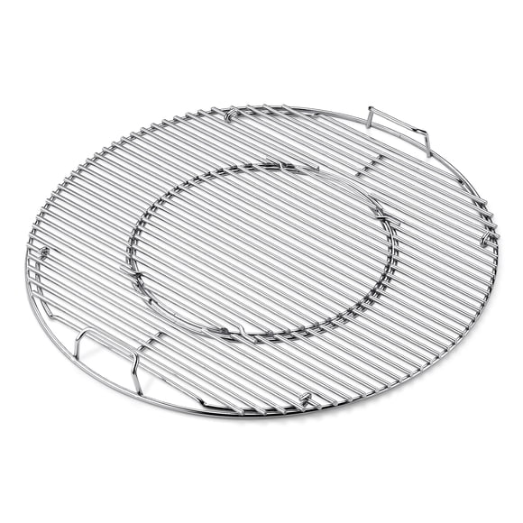 Parrilla para cocinar Weber Gourmet, sistema de barbacoa, con bisagras, 30 cm