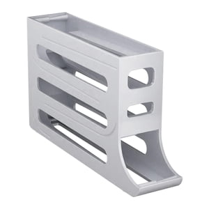 Magideal - Soporte Para Huevos Para Refrigerador, Contenedor Automático Para Huevos Rodantes, Almacenamiento, Dispensador De Huevos Rodante Para Gabinete De , Gris