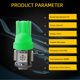 thumbnail image 4 of Bombilla LED YM E-Bright T10 194 168 2825 W 5W 5050 5-SMD verde 12 V, 4 of 6