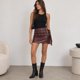 thumbnail image 1 of Falda Short Corta Ecocuero Con Cinturones Y Ojetillos Fiesta rojo M, 1 of 2