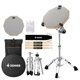 thumbnail image 1 of Set de soportes para batería Snare Donner con almohadilla de práctica de batería de 12 pulgadas, 1 of 9