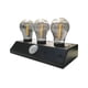 thumbnail image 3 of Lampara Bombillo Solar 3 Ampolletas Linterna Pared Luz Cálida, 3 of 3