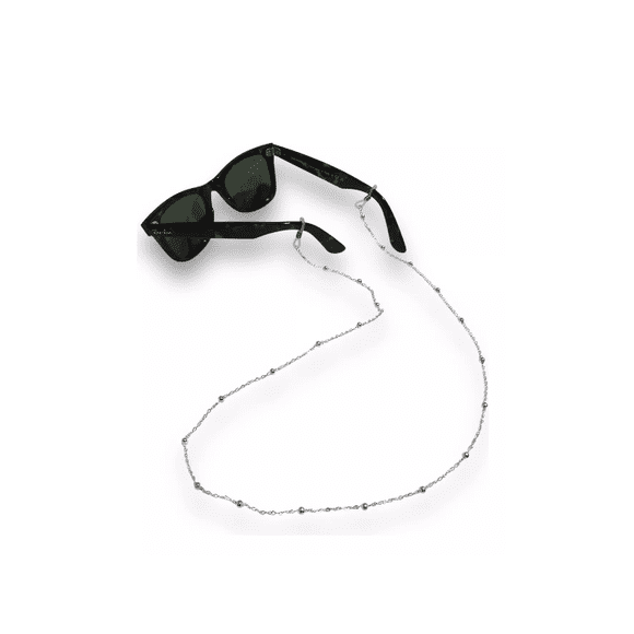 Correa strap sujetador de acero para lentes adultos, color negro