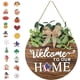 thumbnail image 1 of Cartel Welcome KYGDS 30 x 30 cm de madera, doble cara, con 20 imanes, 1 of 3