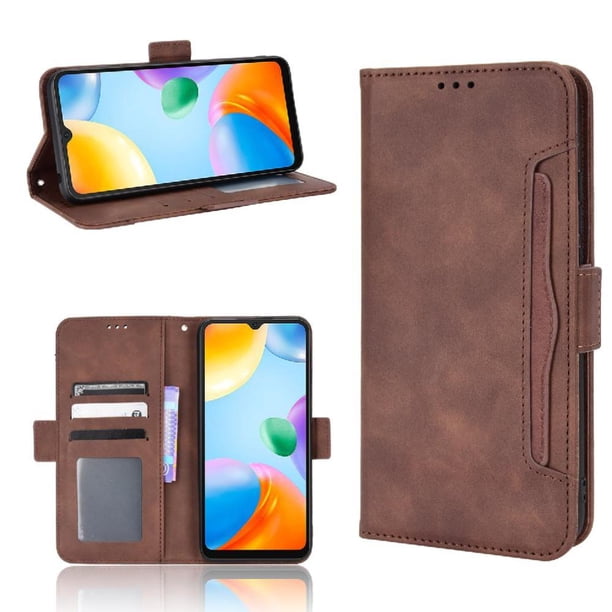 Funda Cartera Magnética para Xiaomi Redmi 10C- Tarjetero Desmontable, Cuero PU, Soporte