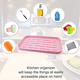 thumbnail image 5 of Soporte para esponjas: bandeja organizadora de silicona para fregadero de cocina, para esponjas, dispensadores de jabón y otros accesorios para lavavajillas., 5 of 5