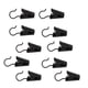 thumbnail image 3 of 10pcs clips de cortina de alta resistencia con gancho abrazaderas de resorte clips de suspensión planeador negro, 3 of 3