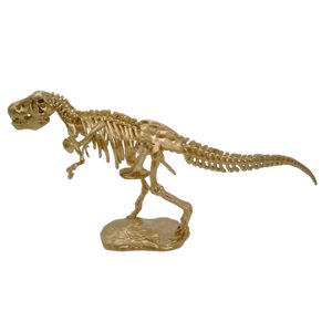 Magideal - Estatua De Esqueleto De Tiranosaurio Rex, Estatuilla De Animal, Minifigura Decorativa Coleccionable, Regalo De Cumpleaños, Escultura De Aleación De Or