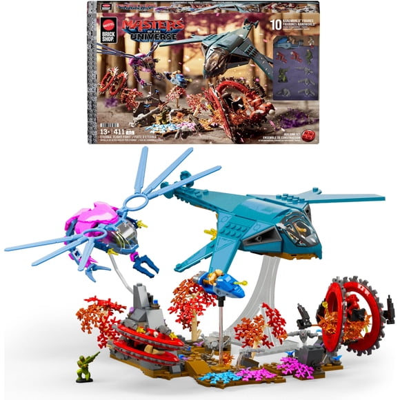 Set de Construcción Mattel Brick Shop Eternia Vuelo de Combate 411 piezas