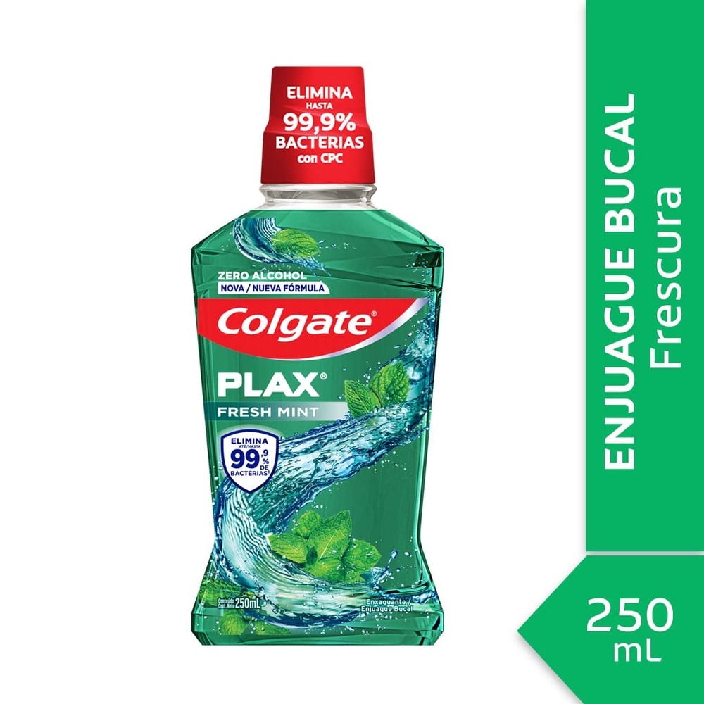 Colgate - Enjuague Bucal Plax Fresh Mint