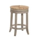 thumbnail image 1 of Taburete Carolina Classic Irving 24 de madera gris desgastada, 1 of 4