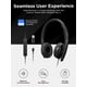 thumbnail image 2 of Auriculares con cable Lenovo ANC USB-C USB-A Zoom certificados, 2 of 6