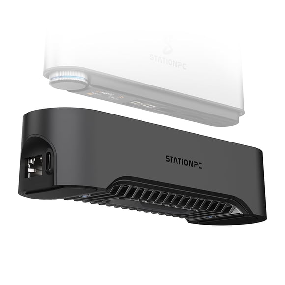 Estación de acoplamiento NAS STATIONPC M.2 NVMe 2.5GbE PD USB‑A