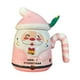 thumbnail image 1 of Taza De Cerámica Navideña Taza De Té Festival Con Asa Taza De Desayuno Taza Novedosa Rosa, 1 of 5