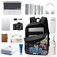 thumbnail image 3 of Blue Exorcist-theme Backpack, Campus style schoolbag Bookbag with Adjustable Shoulder Straps And Large Zip Compartment, Unisex Travel Bags., 3 of 6